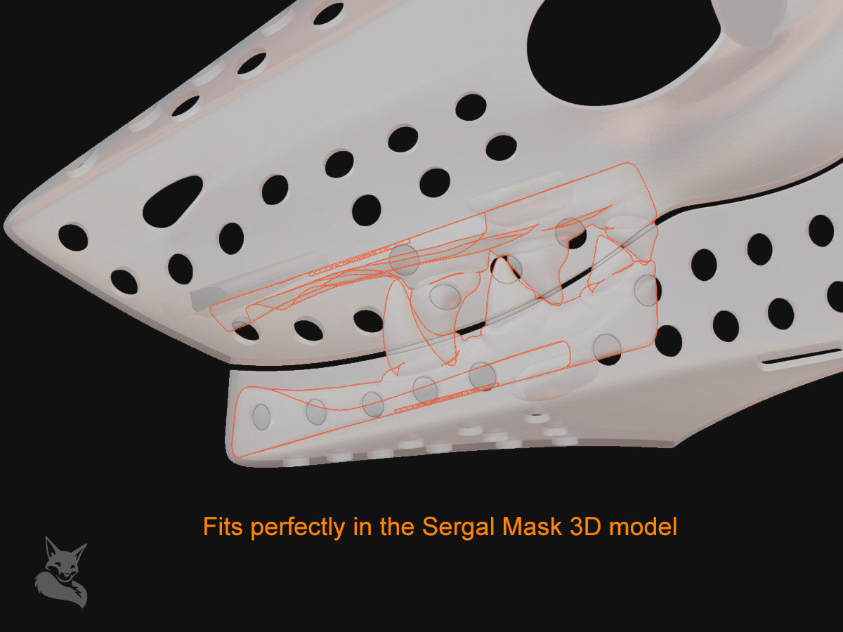 Sergal mask 3D model